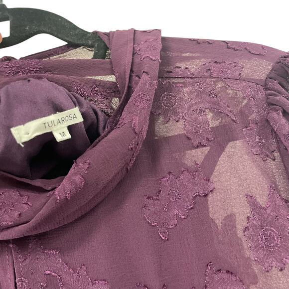 NWT Revolve Tularosa Sienna Mini Dress in Berry Red Purple Womens Medium - Picture 6 of 9